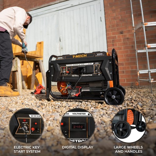 Portable petrol generator - petrol,